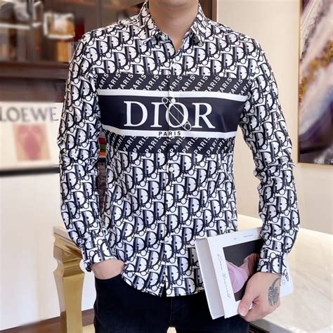 dior men's button up shirt|christian Dior shirt with logo.